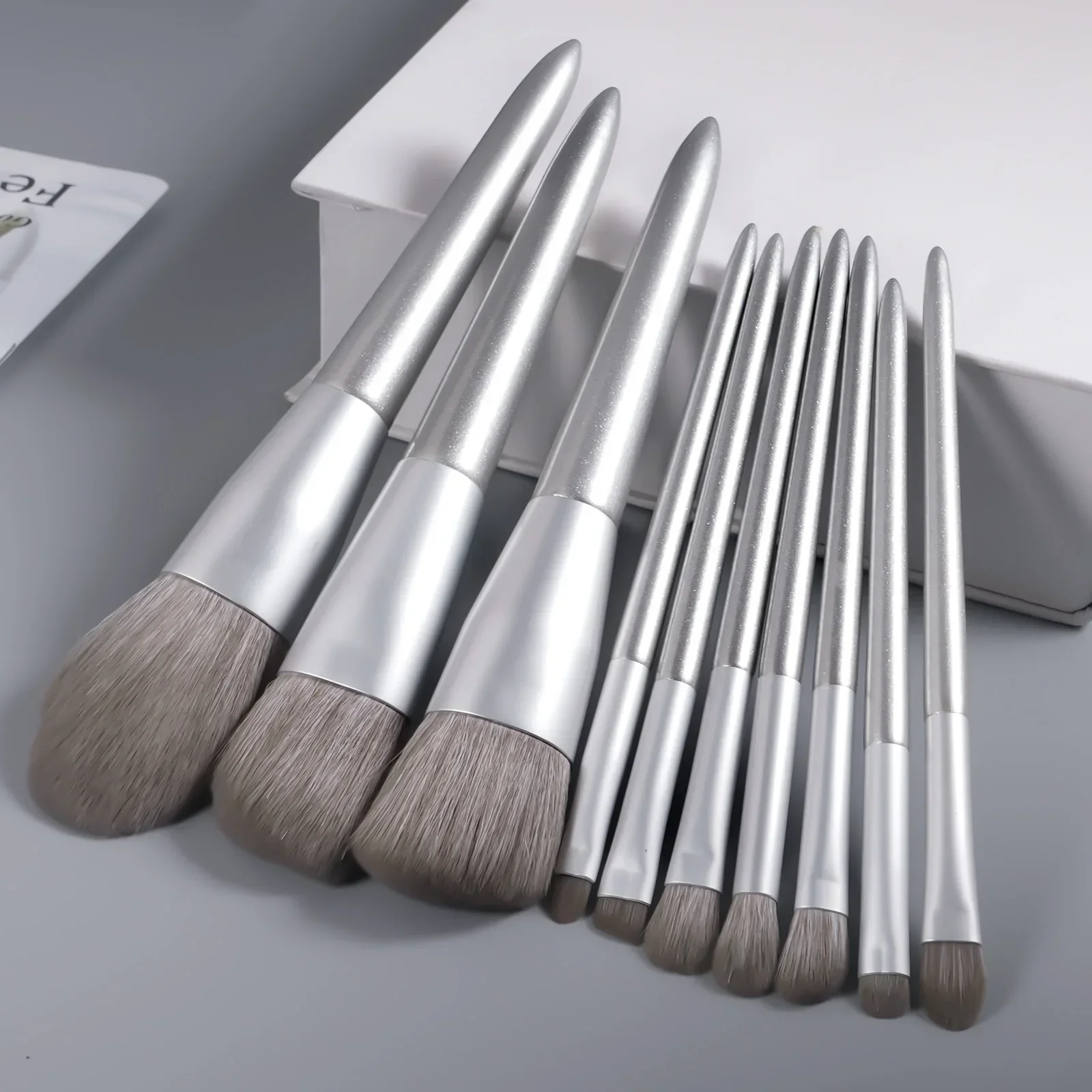 Pelo sintético súper suave, herramienta de maquillaje con mango de madera de alta calidad, juego de brochas de maquillaje para sombra de ojos, herramientas de maquillaje cosmético