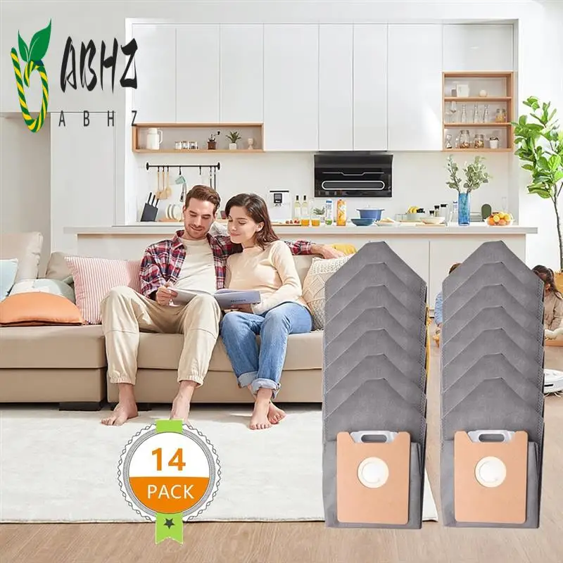 

ABHZ-14 шт. сменные мешки для пыли для Eufy G35+, G40+, G40 Hybrid + станция с автоматической опорожностью, комплект вакуумных мешков для пыли