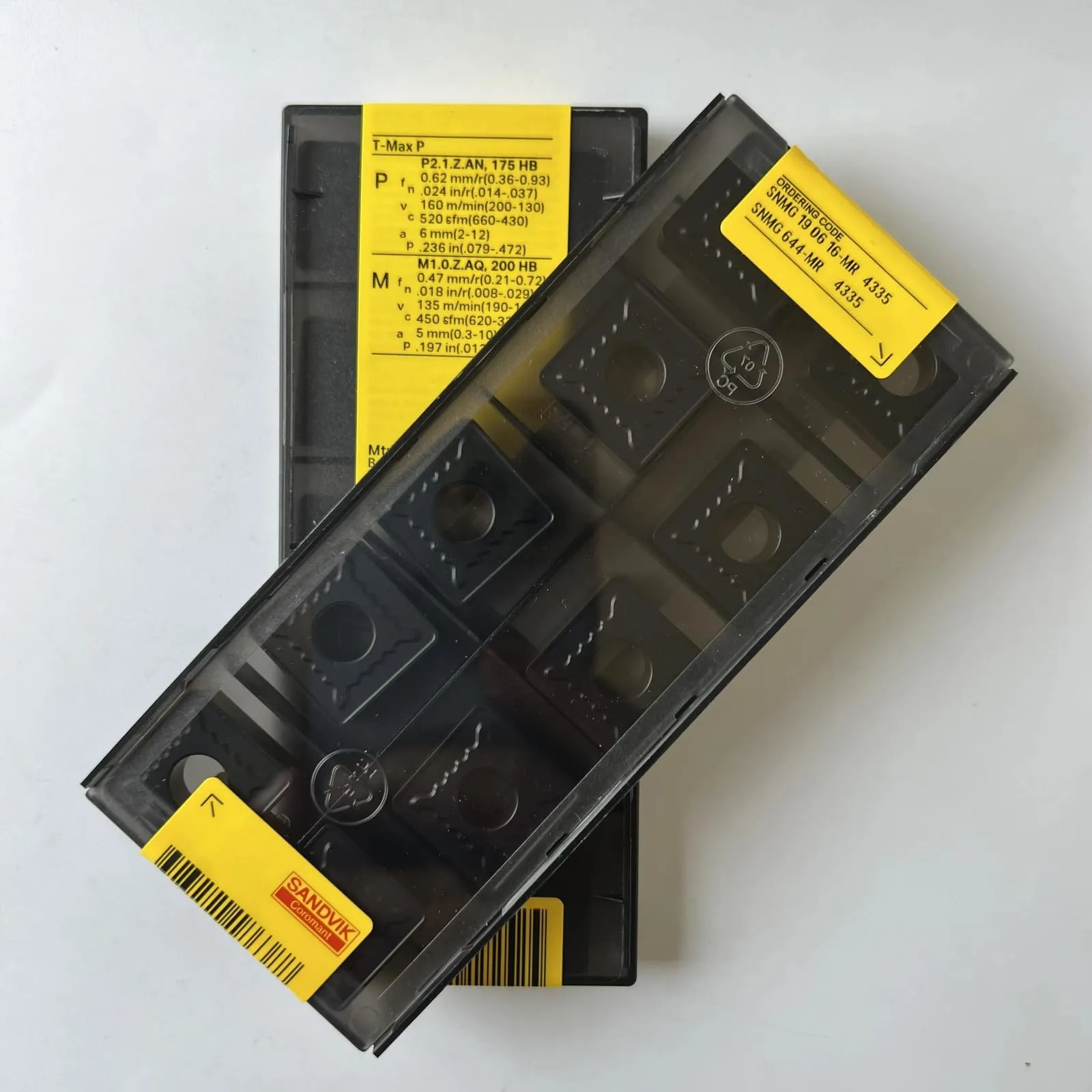 

Original SANDVIK / SNMG190616-MR 4335 / Hard alloy CNC Blade 10 Pcs