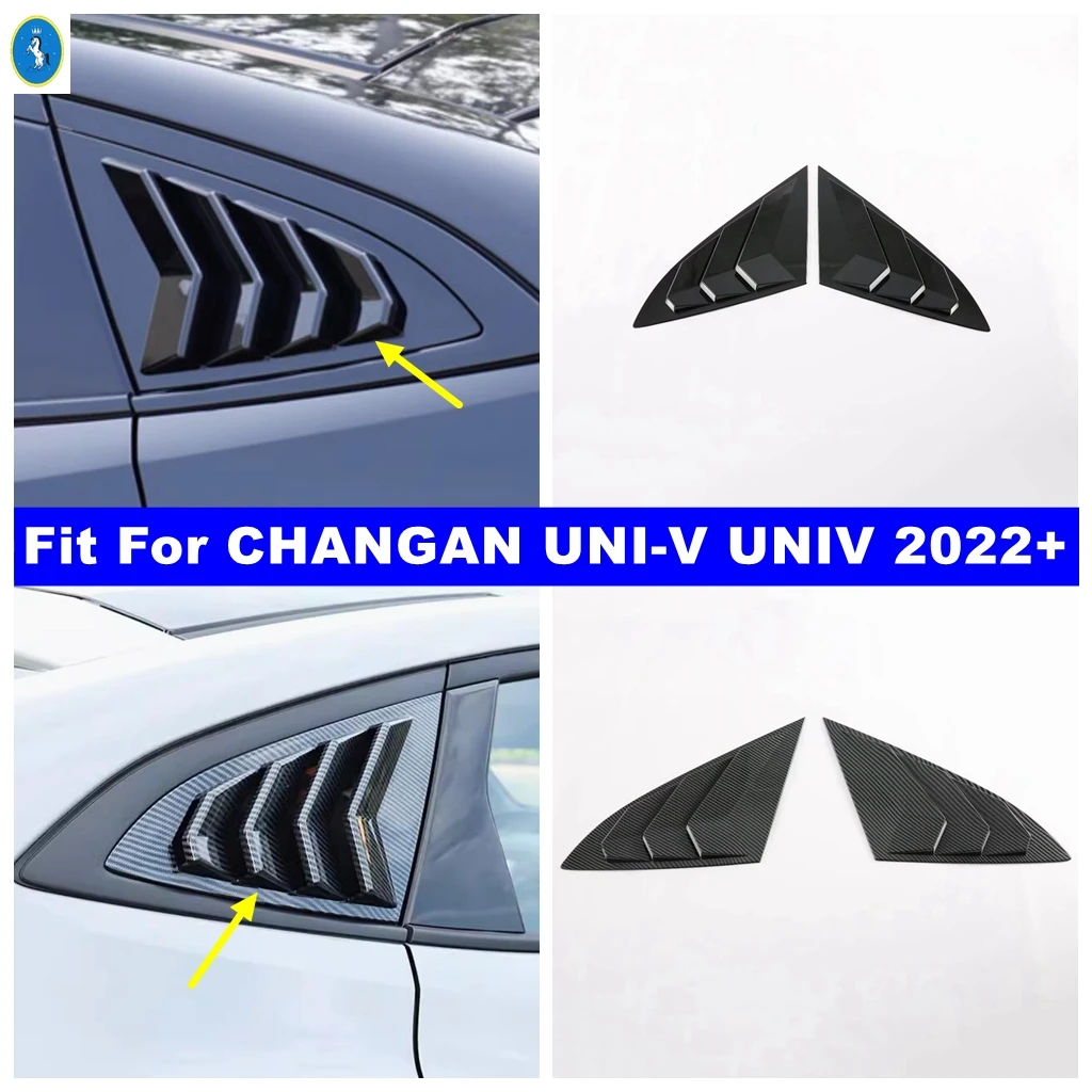 

Accessories Fit For CHANGAN UNI-V UNIV 2022 2023 Side Rear Window Scoop Louver Louvers Shutter Sticker Cover Trim Car Styling