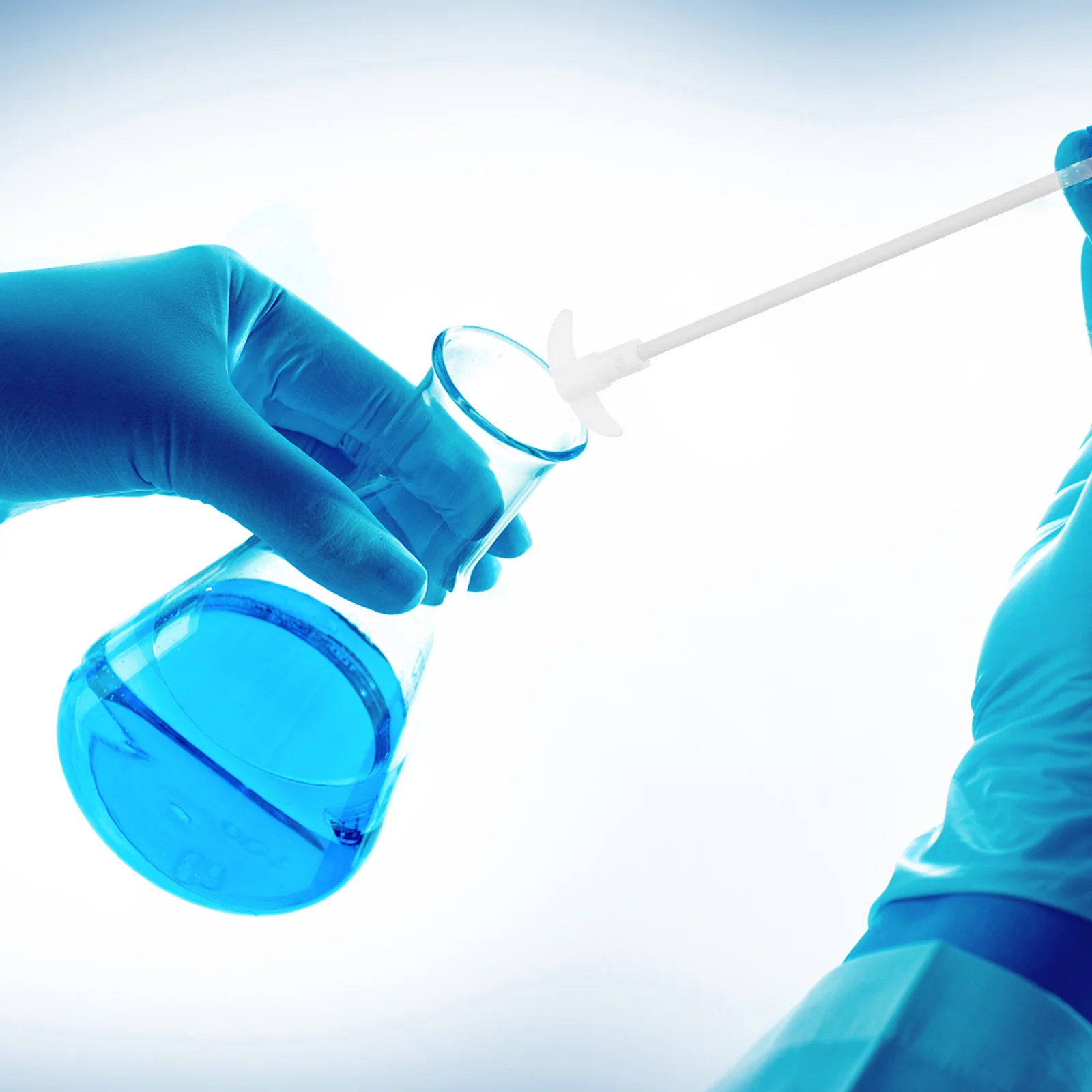 1 قطعة Ptfe تحريك بار العملي دائم مختبر النمام الكيمياء كاشف اثارة قضيب Ptfe تحريك بار مختبر كاشف النمام #1