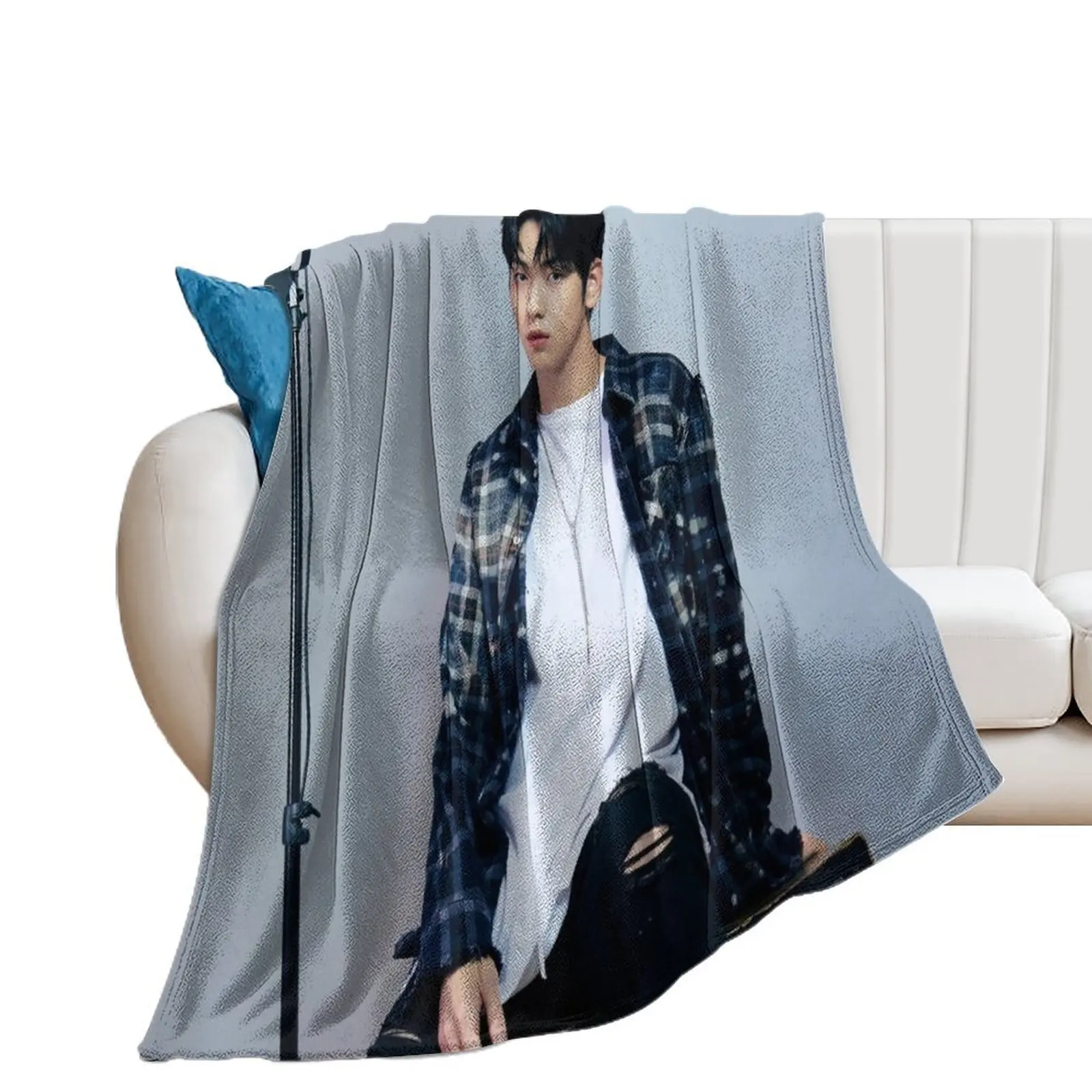 soobin Throw Blanket Custom Sofa Quilt Blankets