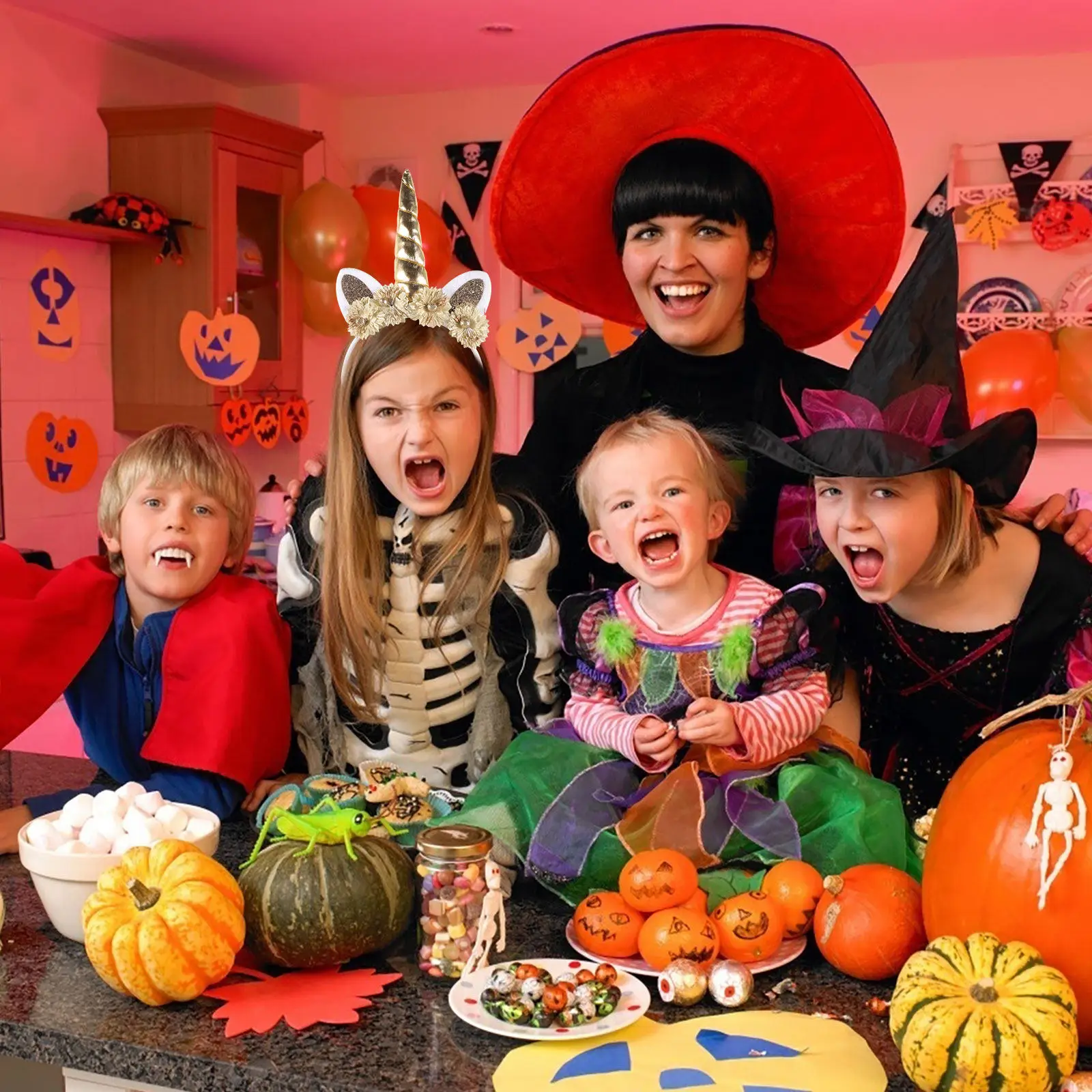 

Повязка на голову для девочек, шелковая повязка с цветами, аксессуар для волос, праздничный головной убор для вечеринок и дней рождения, элегантная декоративная повязка для девочек