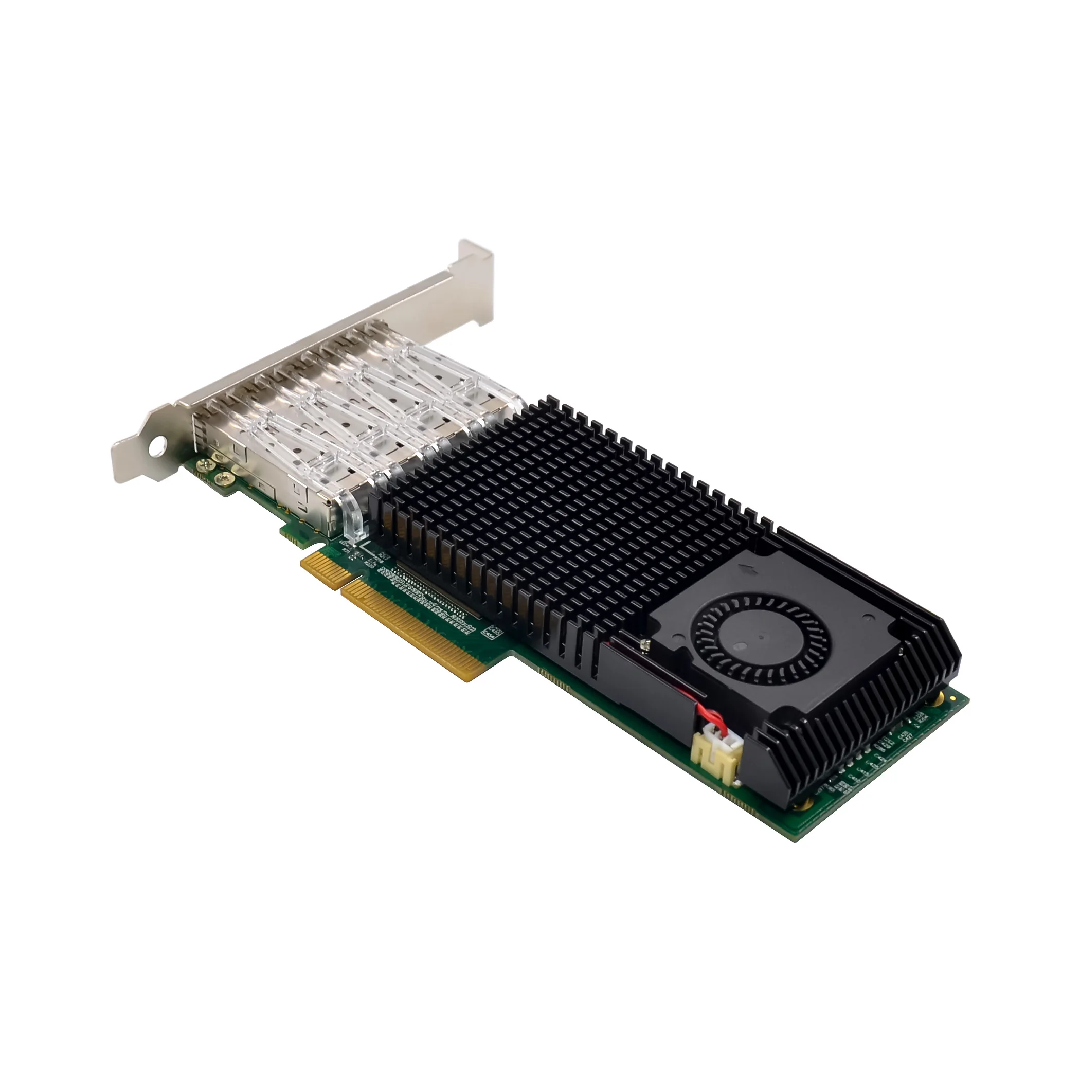 SUNWEIT ST7313 PCI Express X8 4-Port 10GbE SFP+ Converged NIC Chipset Intel JL82599ES + PEX8747 10Gbps Wired External Stock