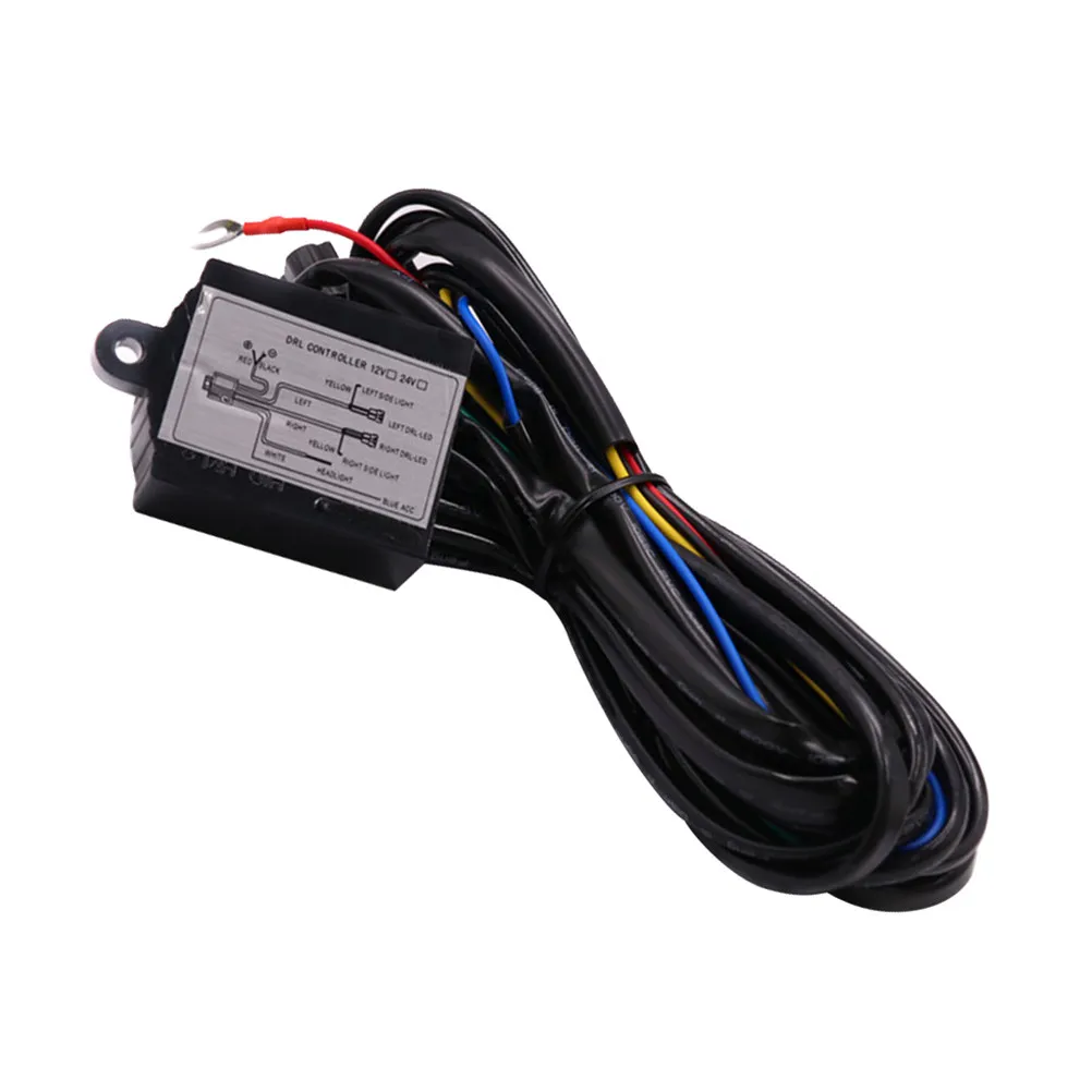 Professional LED Daytime Running Light Controller Compact Waterproof Drl Dimmer Relay Car Accessories for LED Day Lights