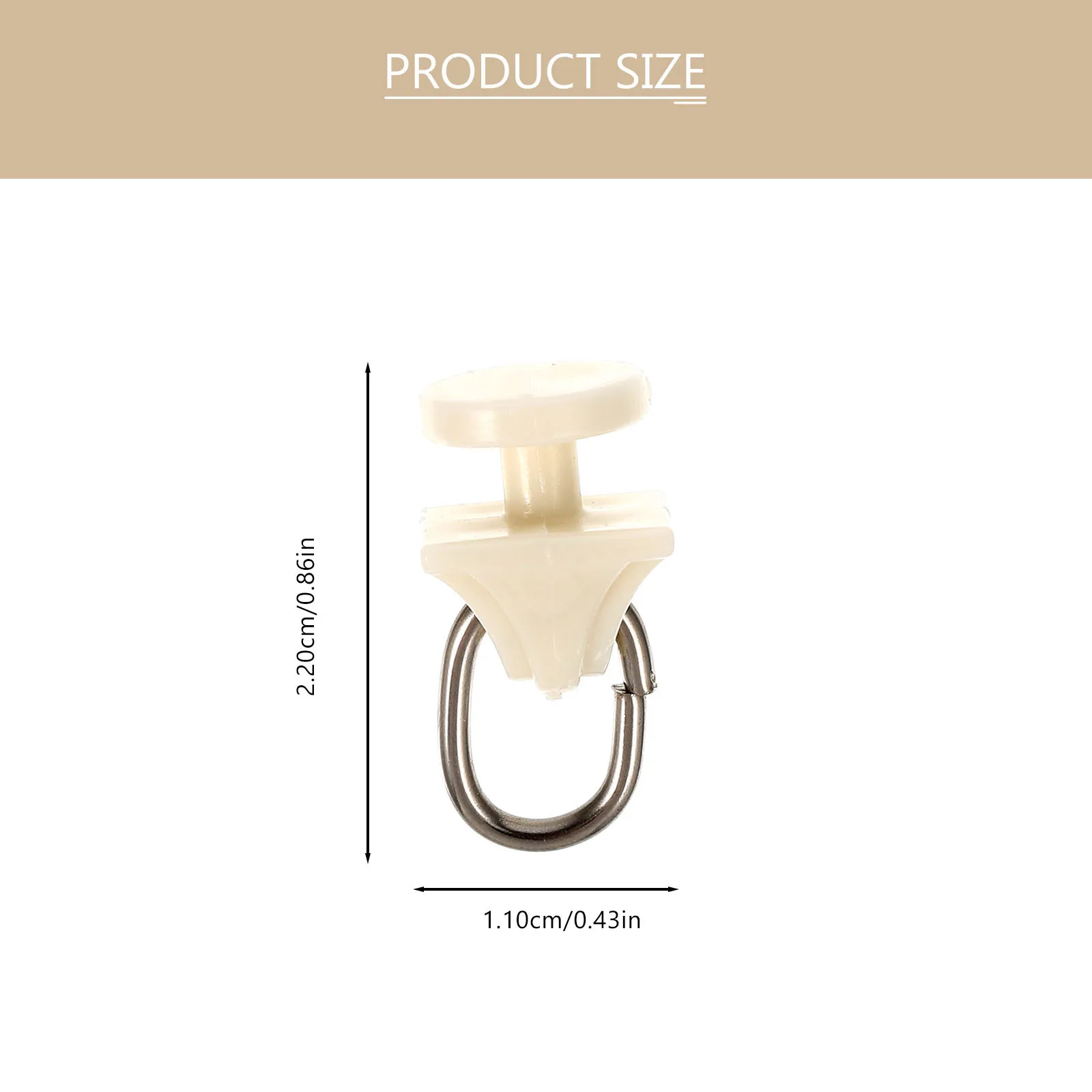 100 قطعة ستارة مسار طائرات شراعية بكرات بلاستيكية تصميم نحيف سهل الشريحة ملحقات ستارة المنزل عداء مسار السكك الحديدية #4