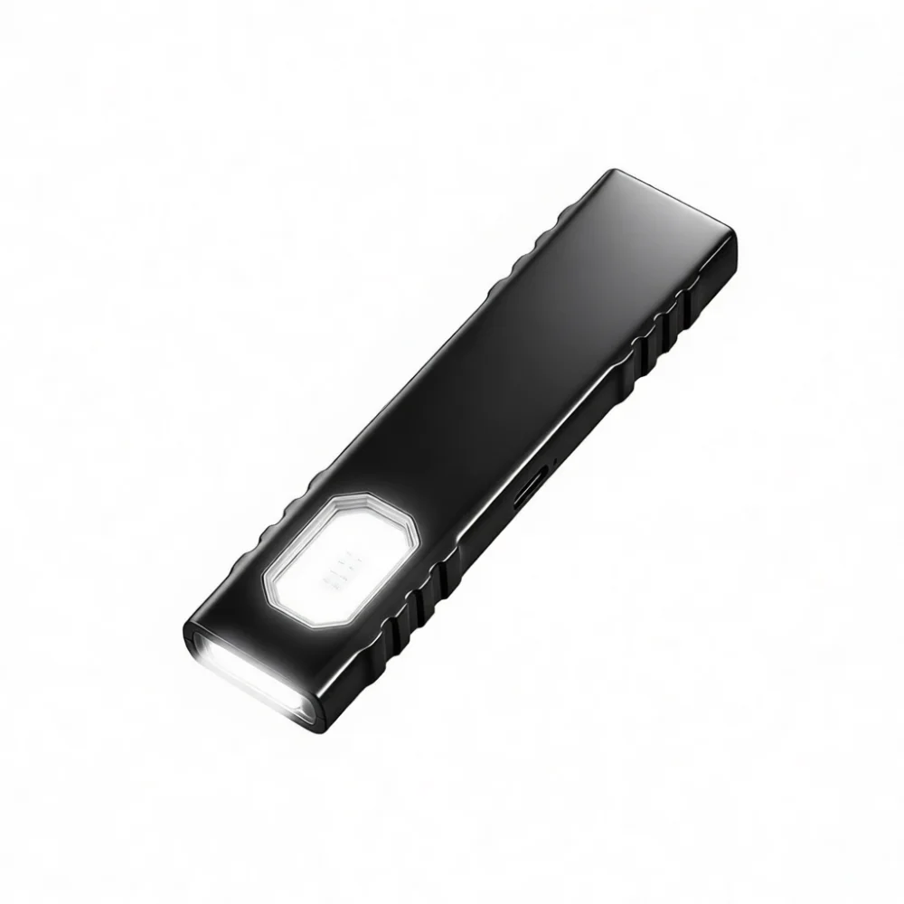 Portable Slim Design Led Flashlight Rechargeable Pocket Work Light For Aladdin Outdoor Camping Night Inspection Safety Torch