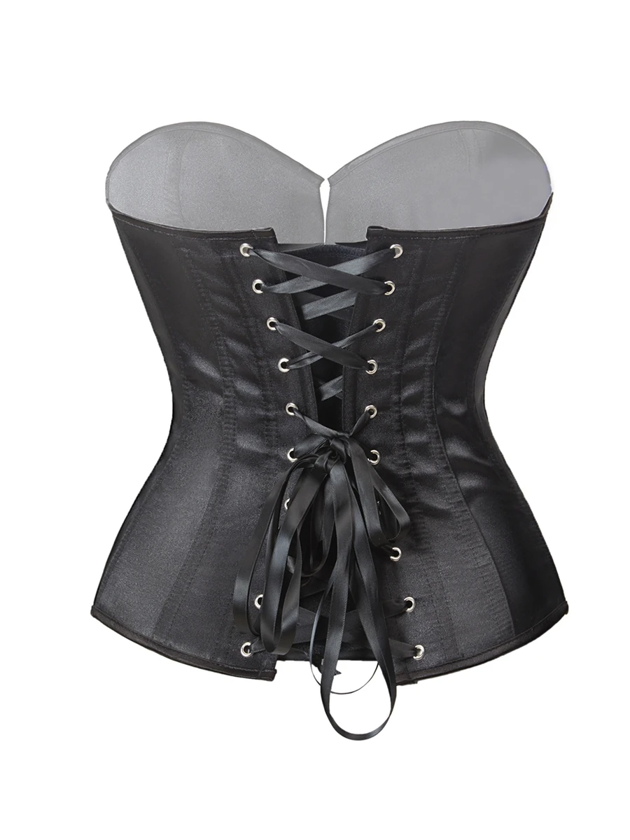 Elegante Schnürkorsetts mit Blumenstickerei. Stilvolle Bustiers mit Stäbchen für Damen. Schicke Party-Tops für den Ausgehen