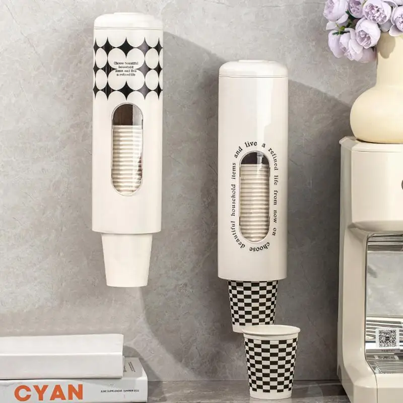 

Paper Cup Dispenser Wall Mount Dispenser For Mouthwash And Paper Cups Water Cooler Dispenser Cup Holder Water Cup Dispenser