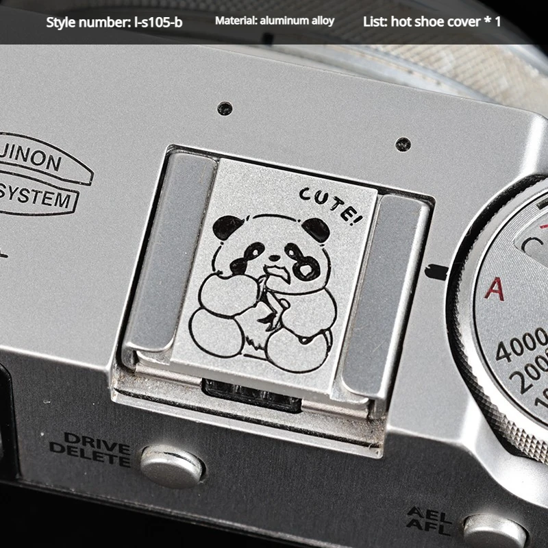 Camera hot ShoeCoverSuitable for DSLR CanonNikonFujifilm PanasonicLeica Olympus Mirrorless Metal Dust Cover Decorative Accessory