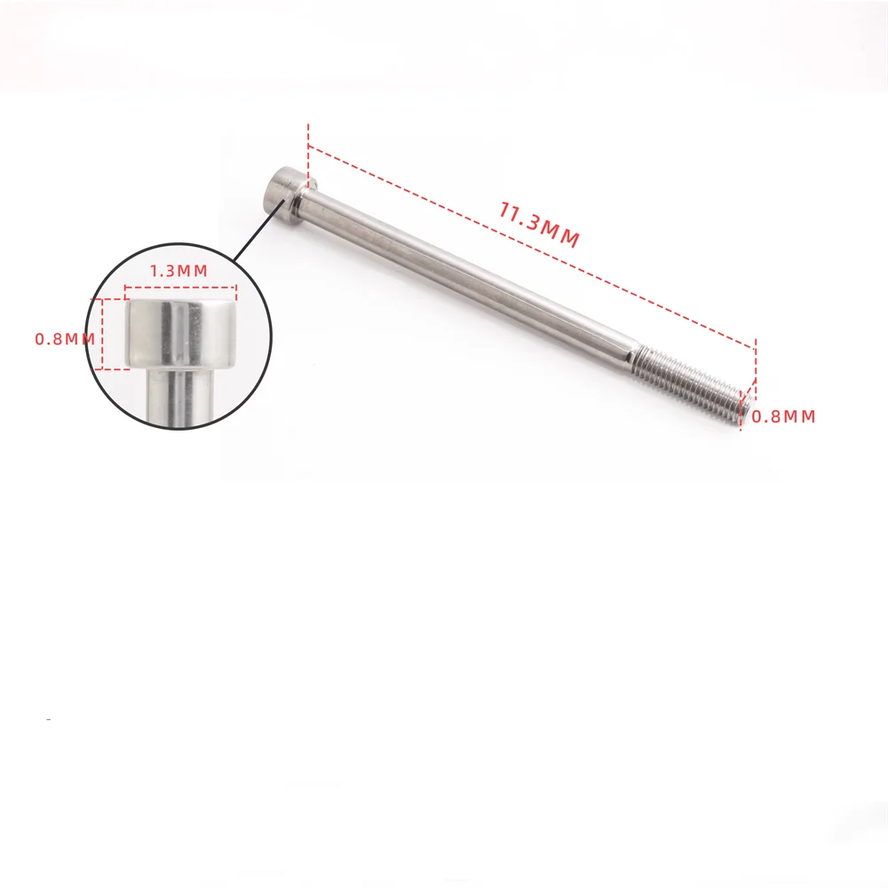 Titanium Alloy Pivot Screws for Alex Moulton AM Bikes, Folding Bicycle Frame Joints & Adapters Bolt Parts