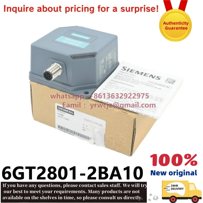 Siemens 6GT2801-2BA10 SIMATIC RF300 RF340R GEN2 RFID Reader/Writer Brand new authentic available in stock