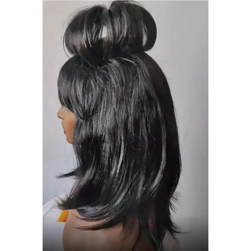 Lidia diaz papel chapelaria roupas de dança vestir-se headwear arquitetura gótica preto filme de cabelo longo beetlejuice personagem peruca