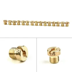 M6 Jets Nozzle 15 Pcs Carburetors Different Main Nozzles Jet M6 Set For 12mm-17.5mm Dellorto Main High Quality