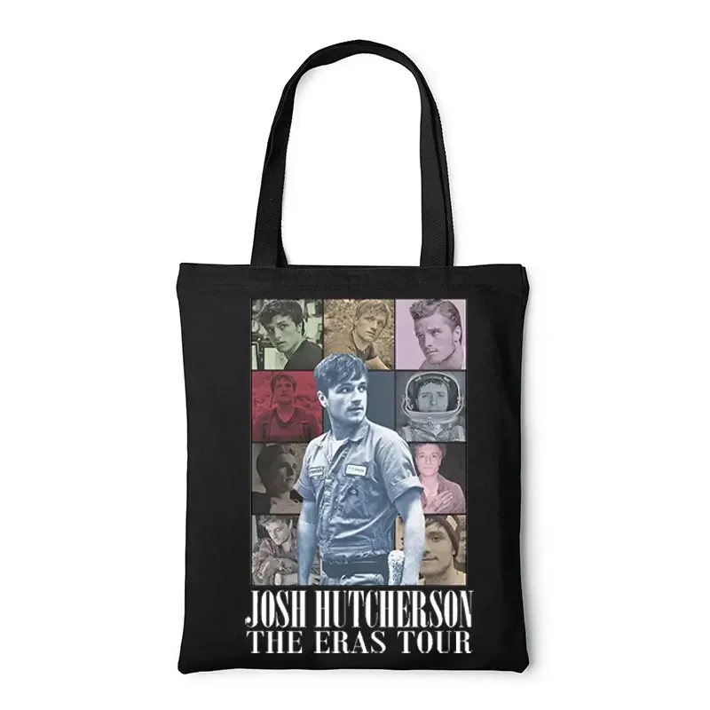 Josh Hutcherson The Eras Tour Essential Harajuku Bags Women's Shopping Bag Casual Totes Shopper Funny Totebag Female Handbags