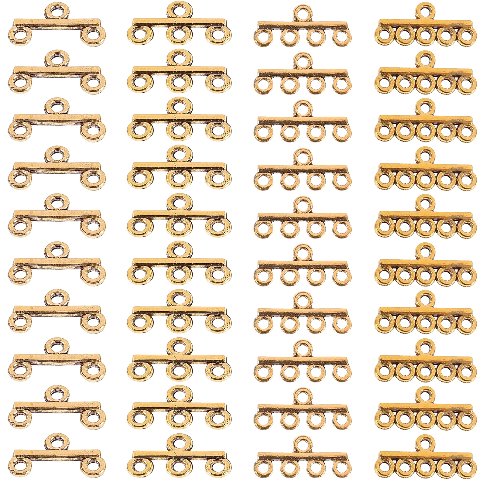 

40pcs DIY Jewelry Clasps Alloy Necklace Bracelet Making Supplies Chain Connectors Fasteners Craft Projects Accessories