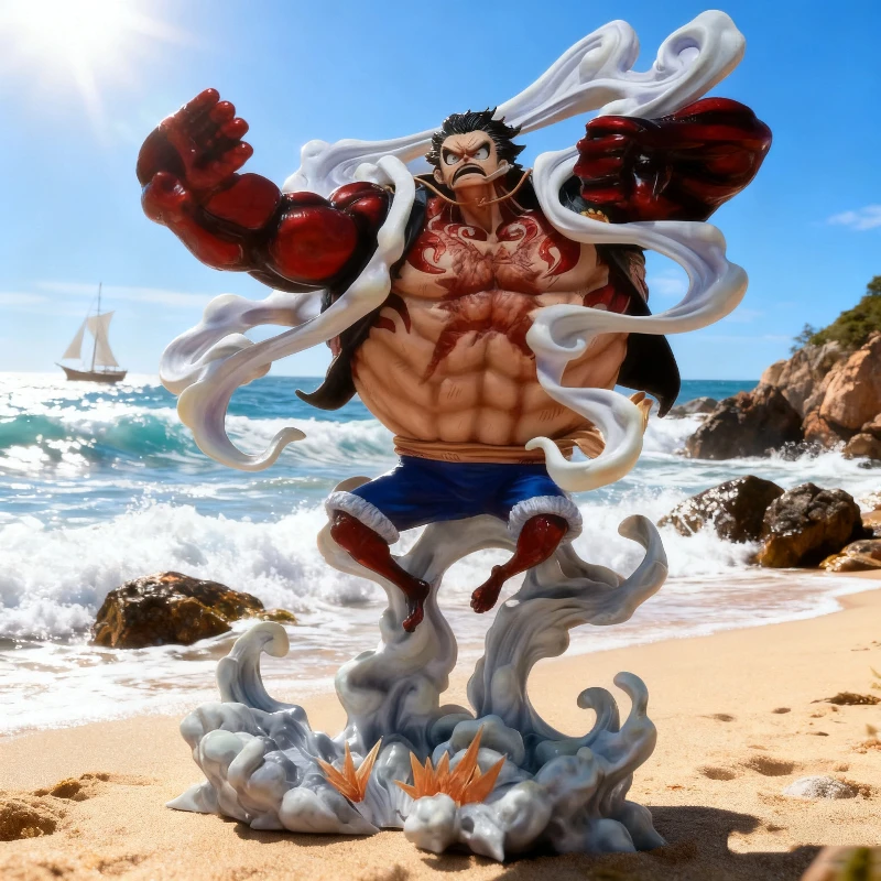 

Статуя Брата 40 см, фэнтезийные уровни, остров призраков, дорога, летающая цельная аниме, окружающая модная игра, модель статуи ручной работы