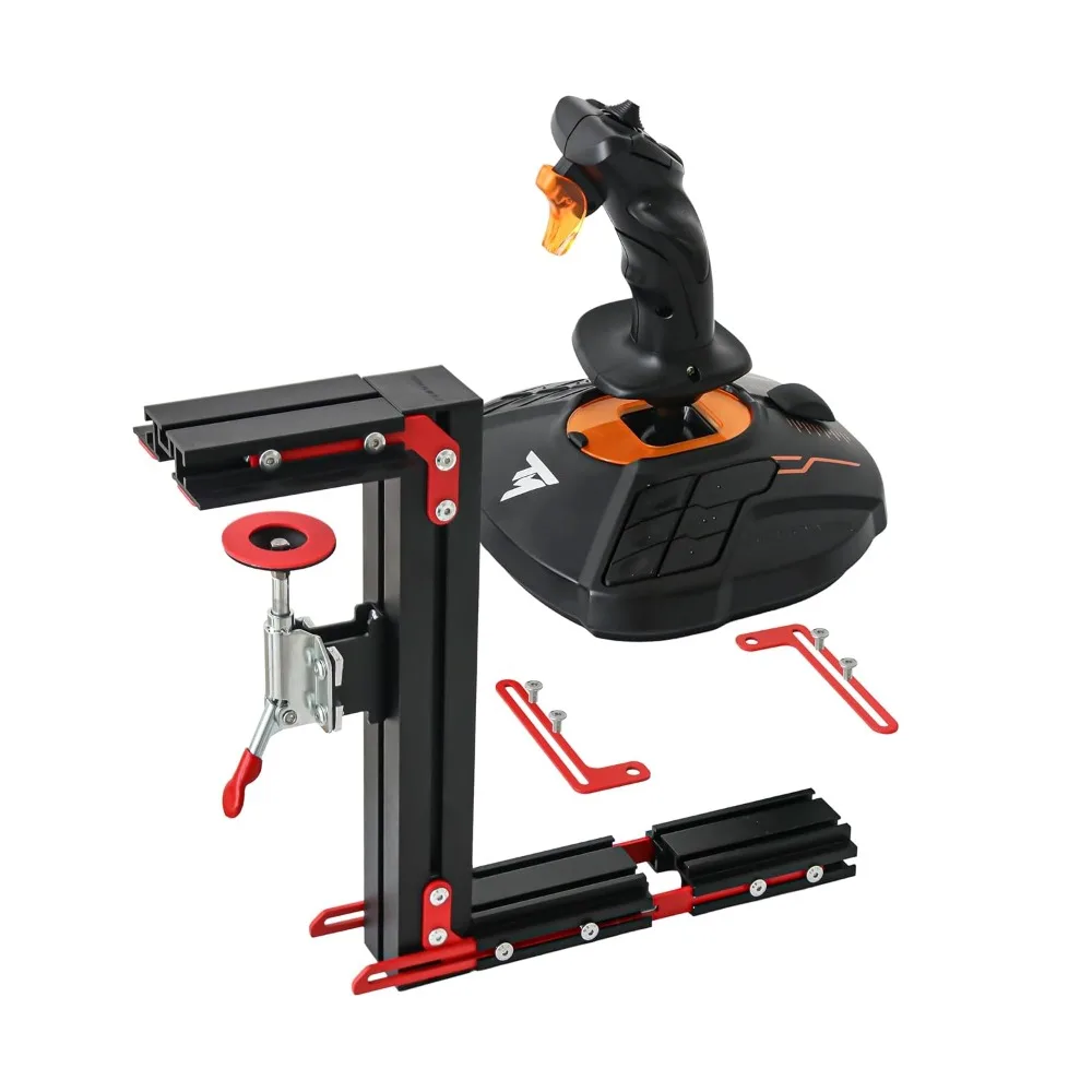

Universal Flight Joystick Mount Desk Clamp HOTAS Throttle Stick Adjustable Metal Stand