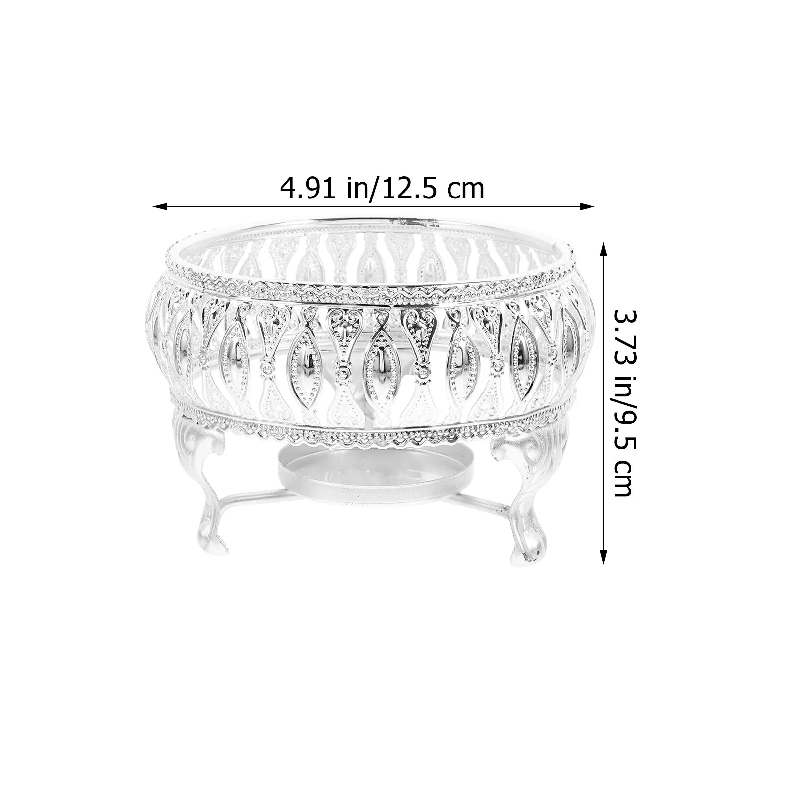 Zinc Alloy Teapot Heater Tea Warmer for Home and Office High-Quality Safe Tea Warming Stand Exquisite Workmanship Decorative