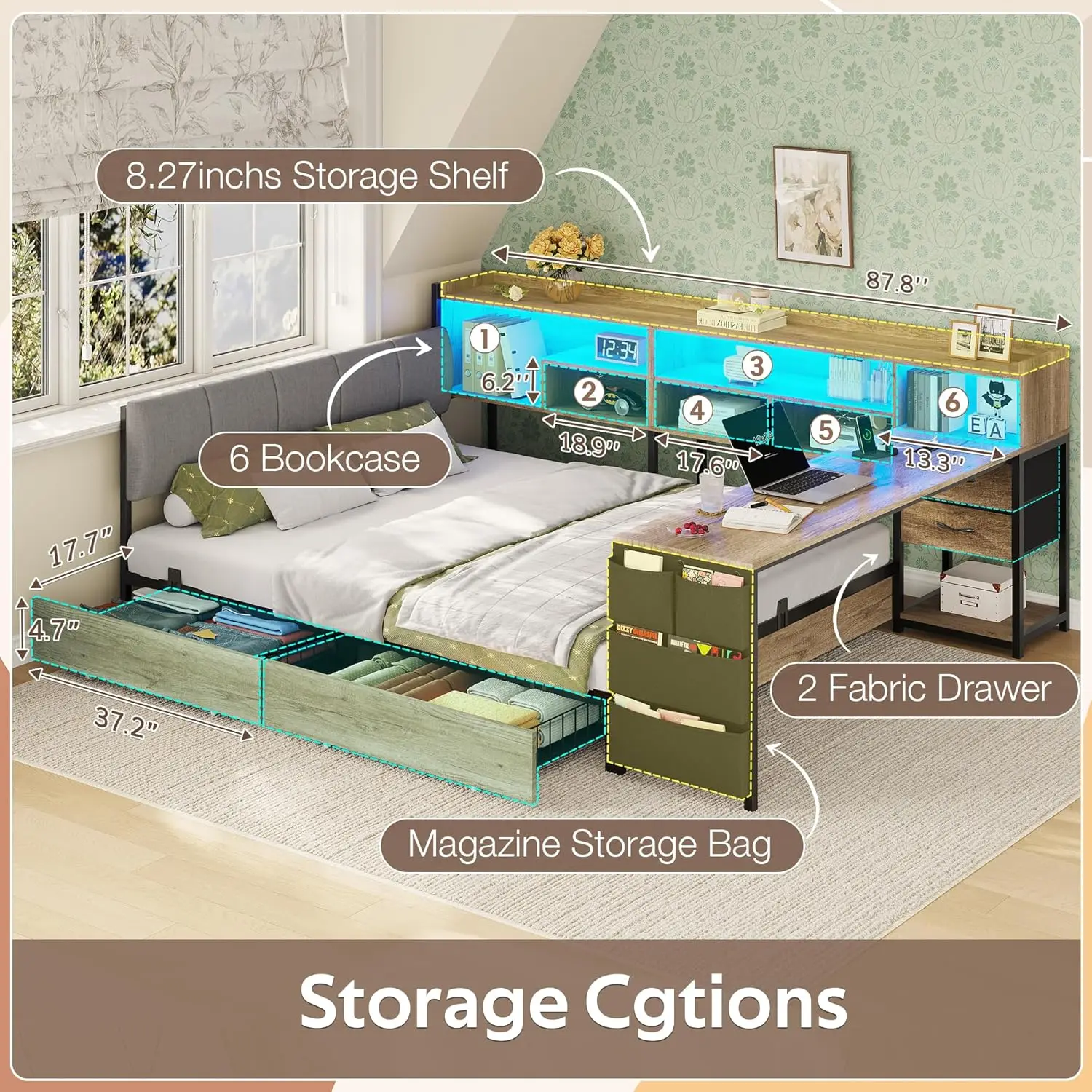 Thumbnail 3 - #20 Low Cost Storage Bed Frames That Work