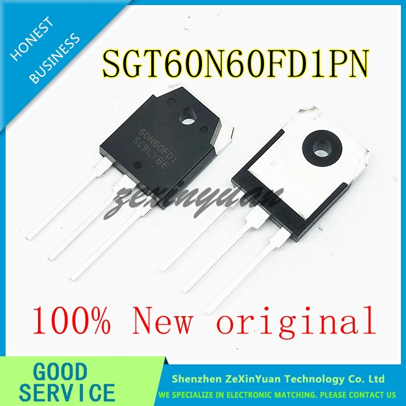 2PCS/5PCS/10PCS  100% New original SGT60N60FD1PN  SGT60N60FD1 60N60FD1 600V 60A TO-3P