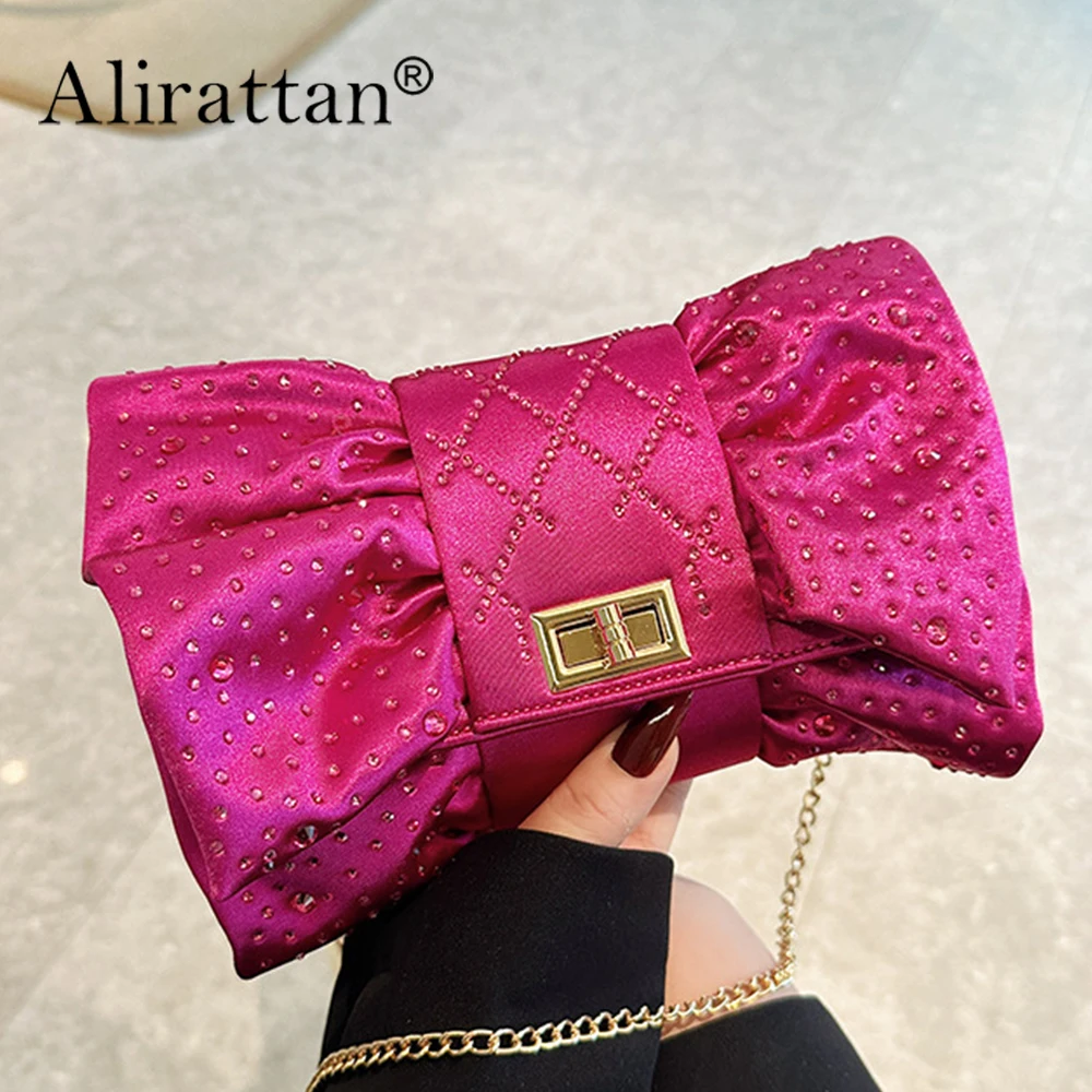

Новые вечерние сумки Alirattan 2026: металлический клатч для выпускного вечера, клатч с бриллиантами, сумка через плечо с цепочкой, женская сумочка для свадьбы