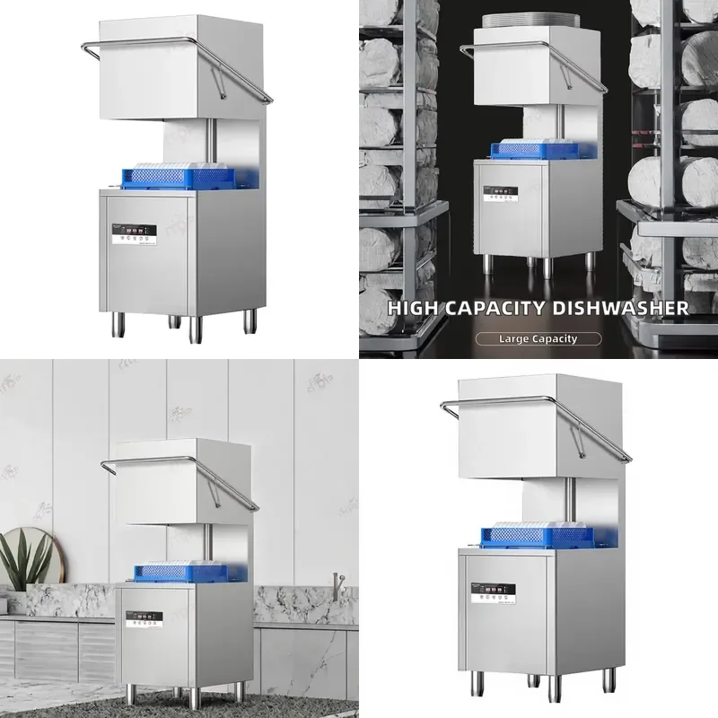 for  Large Capacity Freestanding Commercial Dishwasher Stainless Steel Automatic Industrial Dish Washing Machine  Restaurant