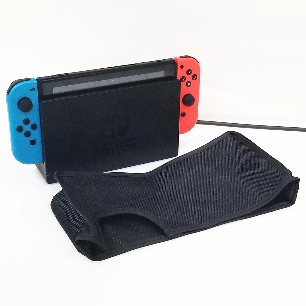 Dust Cover for Switch Game Console Dock Dustproof Mesh Stopper Cover Compatible Nintendo Switch OLED Washable Case Accessories