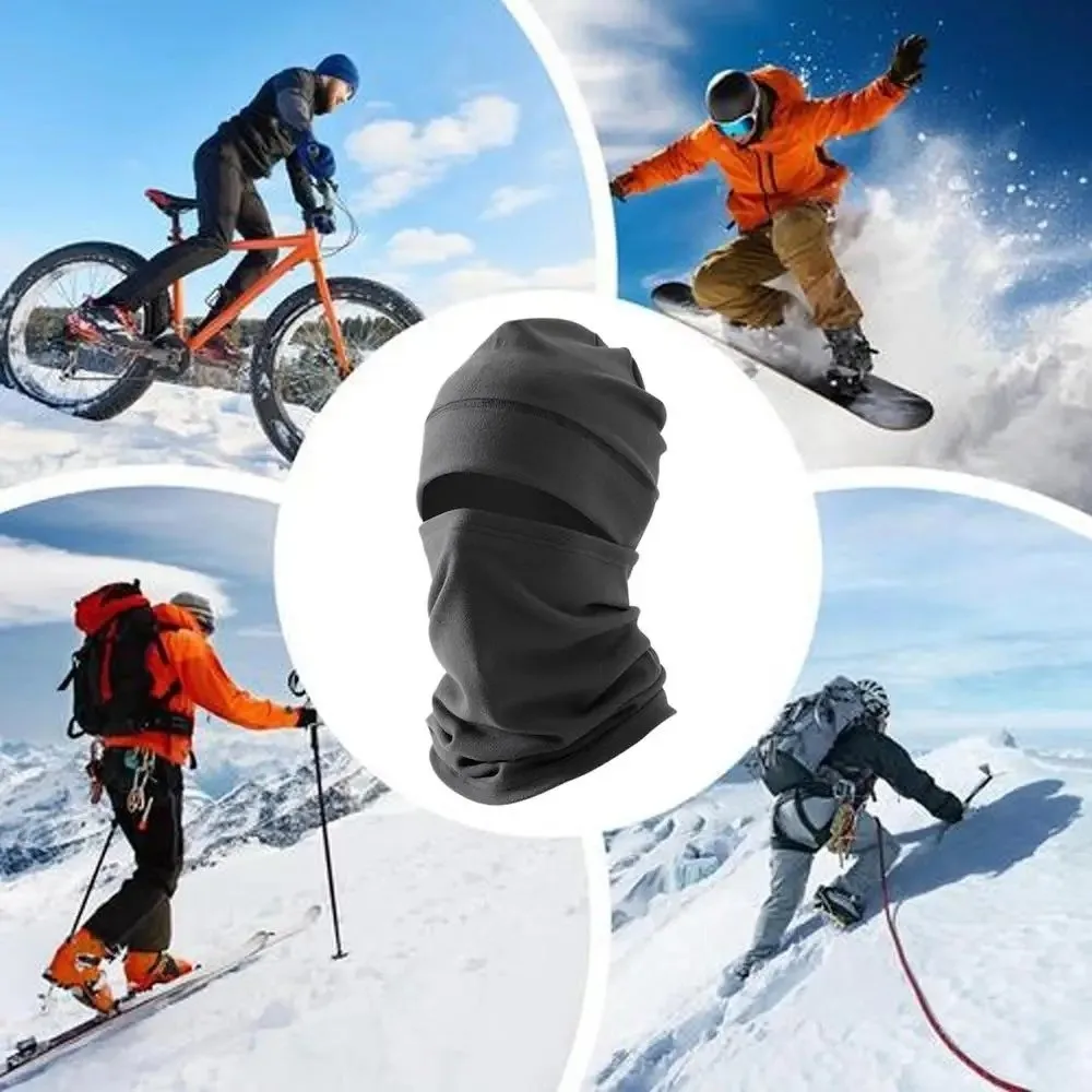 Nuevo Dralon sombrero bufanda conjunto a prueba de frío cálido calentador de cuello a prueba de viento casco gorra Unisex