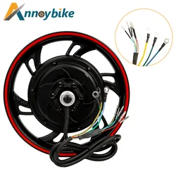 12 pollici 36V48V60V72V 800W-1200W motore senza ingranaggi freno a disco bici elettrica Scooter motore 135MM