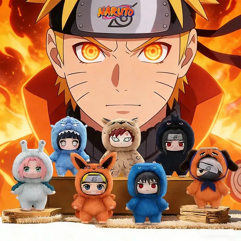 

New EAKI Naruto Blind Box Shippuden Party Series Uzumaki Stuffed Shippuden Plush Figure Ornament Toy Collection Gift forChildren