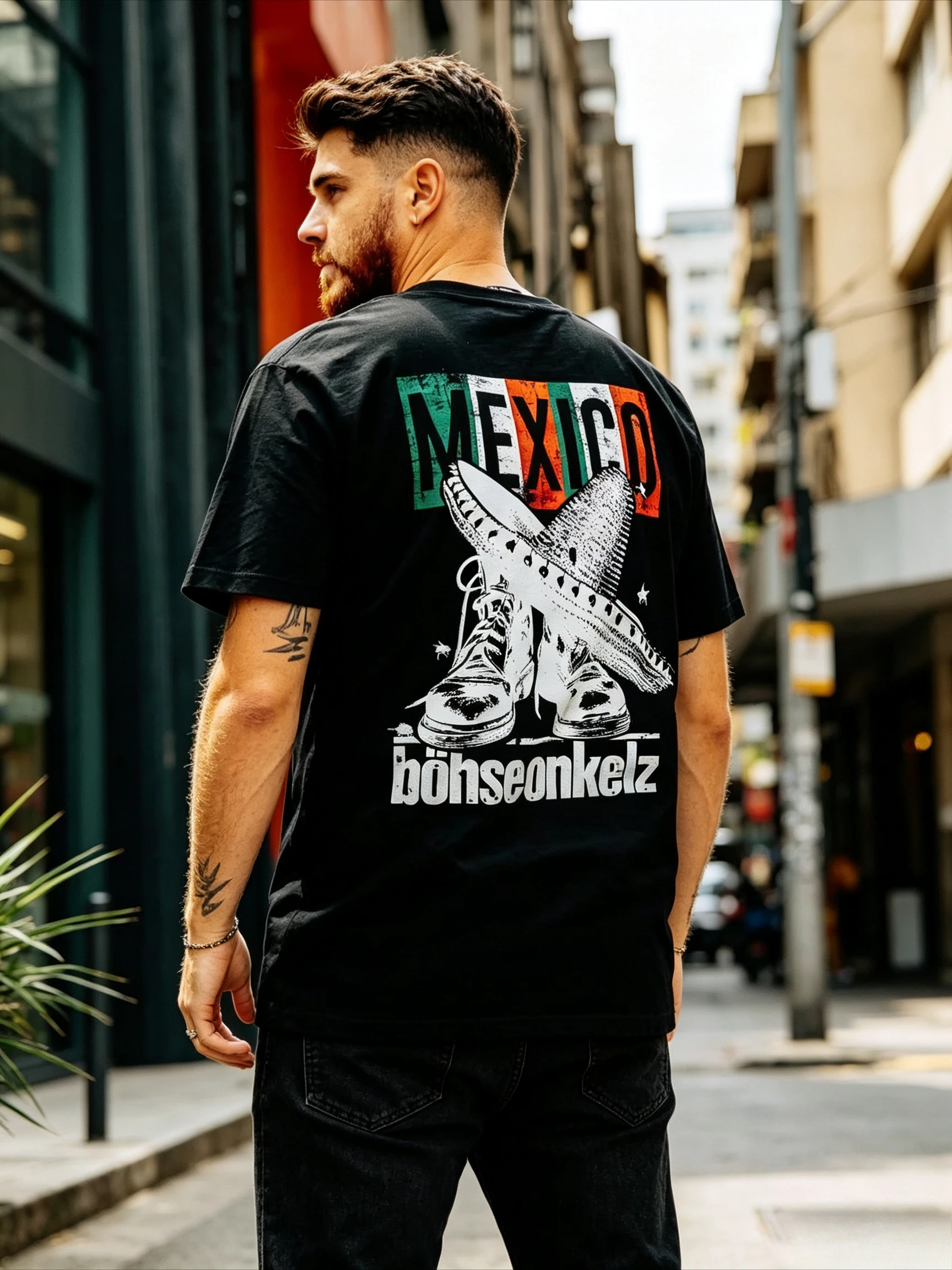 T-shirt con Stampa Grafica del - Poster Men Fashion recensione e prezzo