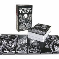 Hot sales Inversion Tarot Oracle Card Fate Divination Prophecy Card Family Party Game Tarot 78 Card Deck PDF Guide