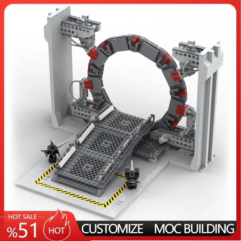 1212 Parts Stargate Gateroom Colors Moc Building Blocks Model Assembly Educational Toy Customize Creative Display Popular Gifts