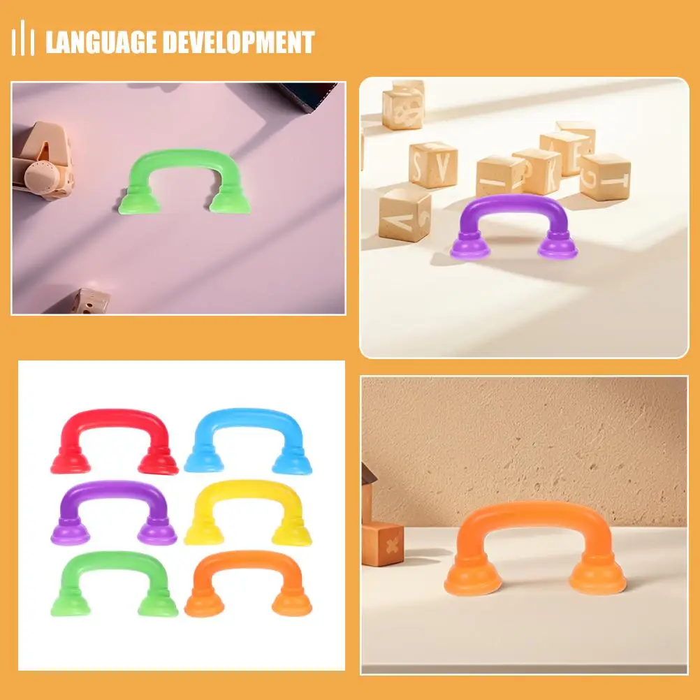 6 ชิ้นของเล่นตัวรับสัญญาณโทรศัพท์เด็กพลาสติกจําลองโทรศัพท์ Prop รุ่น