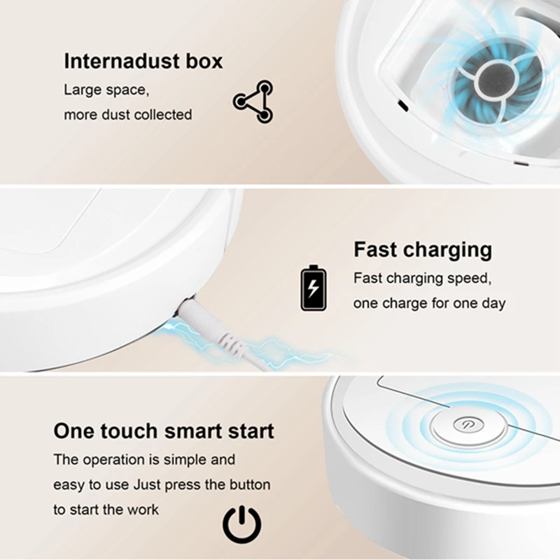 Робот-пылесос, интеллектуальная малошумная подметальная машина для пола, пылеуловитель, очиститель ковров, белый