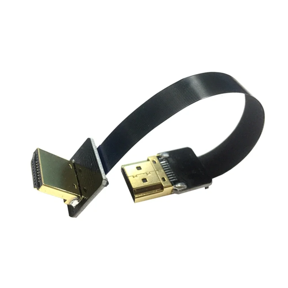 

Flat HDMI to HDMI high-definition video cable for aerial photography elbow FPC tablet phone camera soft video cable