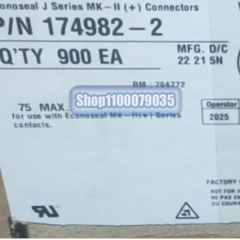 

20pcs/lot 174982-2 1-917659-6 1928498006 2177059-1 2302636-1 IMSA-13065S-2-20A DT04-2P-CE03