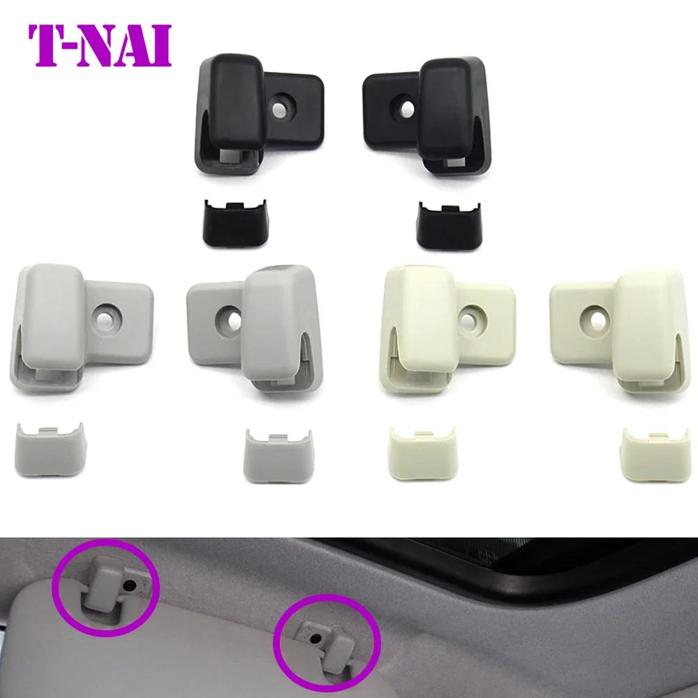 인테리어 자동차 지붕 운전석 사이드 선바이저 실드 고정 클립 버클 후크, BMW 미니 쿠퍼 R55 R56 R60 2007-2014