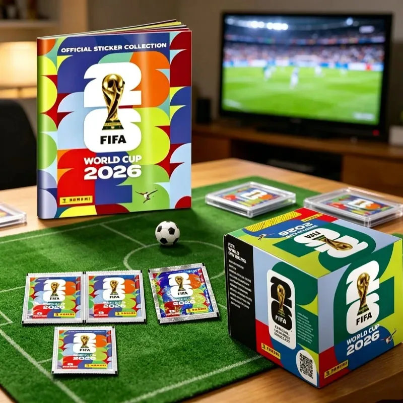 2026/ World Cup Soccer Collectible Sticker Album, Sticker Collection Pack Box, Football Fan Souvenir Memorabilia Collecting Set view 2