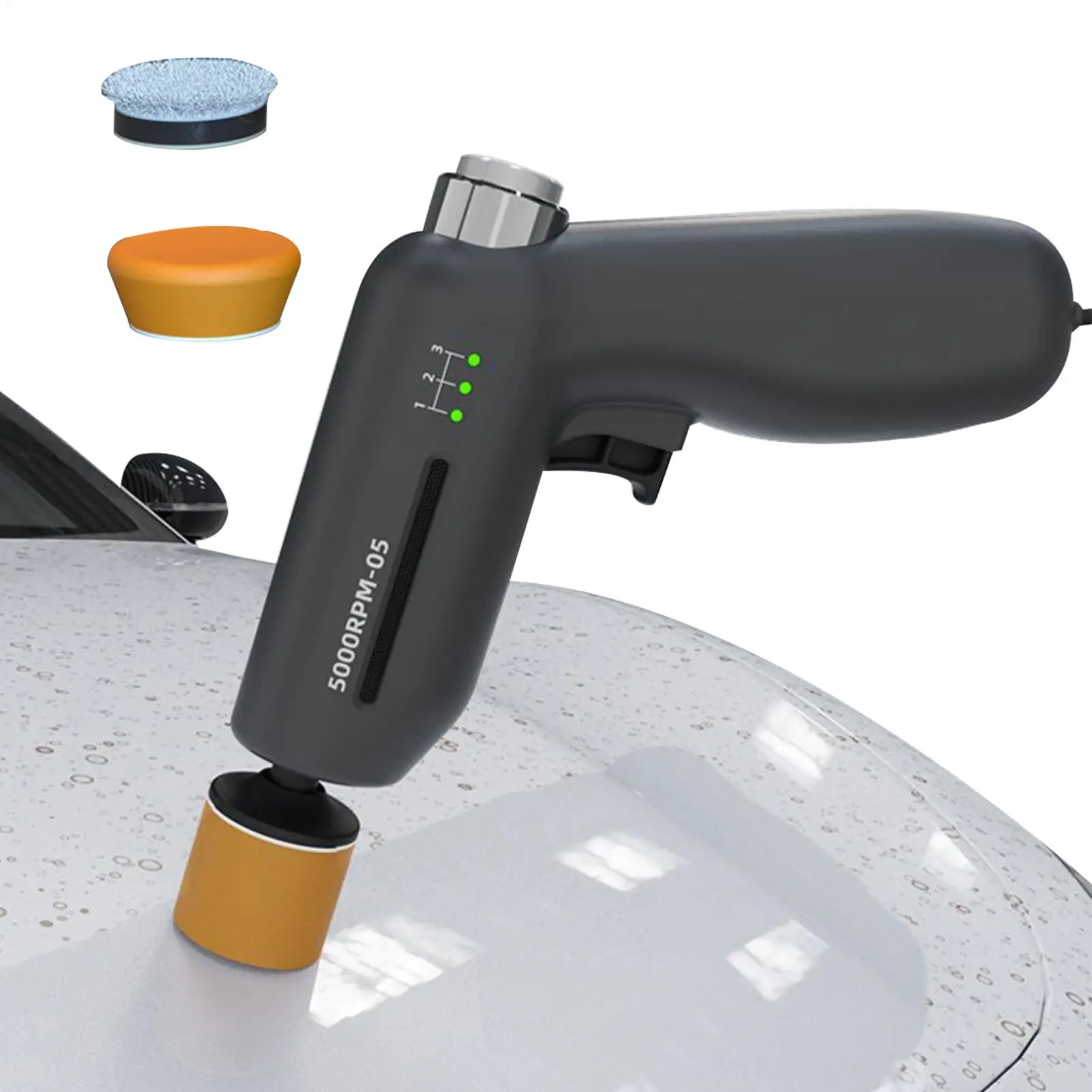 12 فولت آلة تلميع السيارات الصغيرة عازلة كهربائية تلميع الصبح عدة متعددة الوظائف مريح لإزالة الخدوش بالتفصيل التلقائي