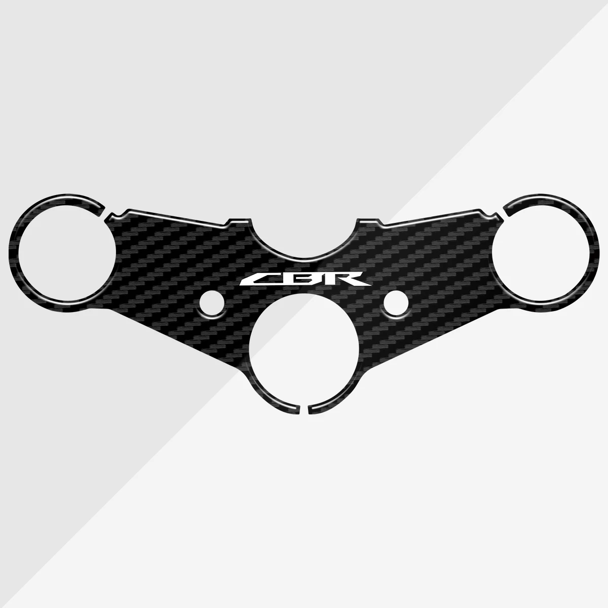 

3D Resin Motorcycle Carbon Fiber Stickers Top Triple Clamp Yoke Case for Honda CBR400 1999-2012 2011 2010 2009 2008 2007 2006