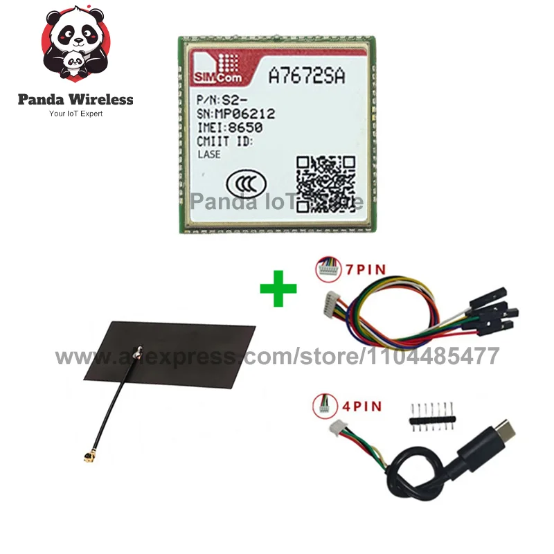 

SIMcom A7672SA-LASE Основная плата CAT1 с поддержкой данных + голосовой модуль 4G LTE Cat 1, модем 4G для Южной Америки, Бразилии