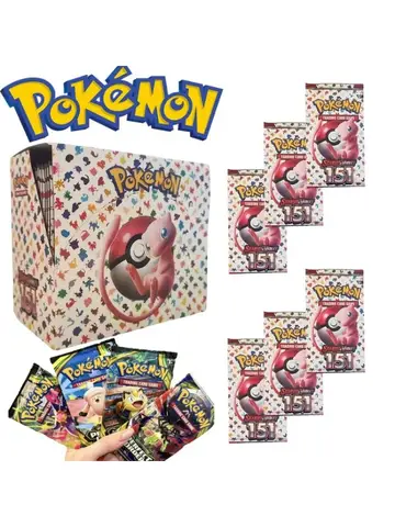 360Pcs TCG Scarlet & Violet 151 Booster Bundle Gift English Edition Trading Cards Anime Collection Card Toy Gift