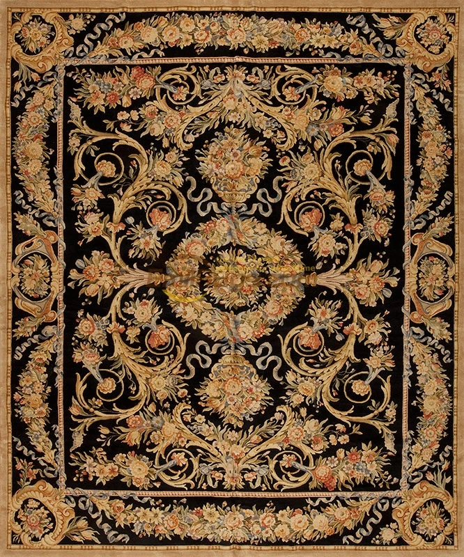 Top Fashion Tapete Details About 12' X 15' Hand-knotted Thick Plush Savonnerie Rug Carpet Made To Order  MS59gc162savyg8