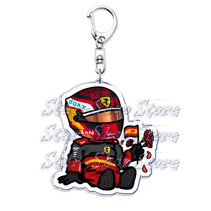 Fast Furious Racing Motorcycle Player Keychains for Accessories Bag Bicycle Helmet Driver Key Chain Keyring Jewelry Fans Gift