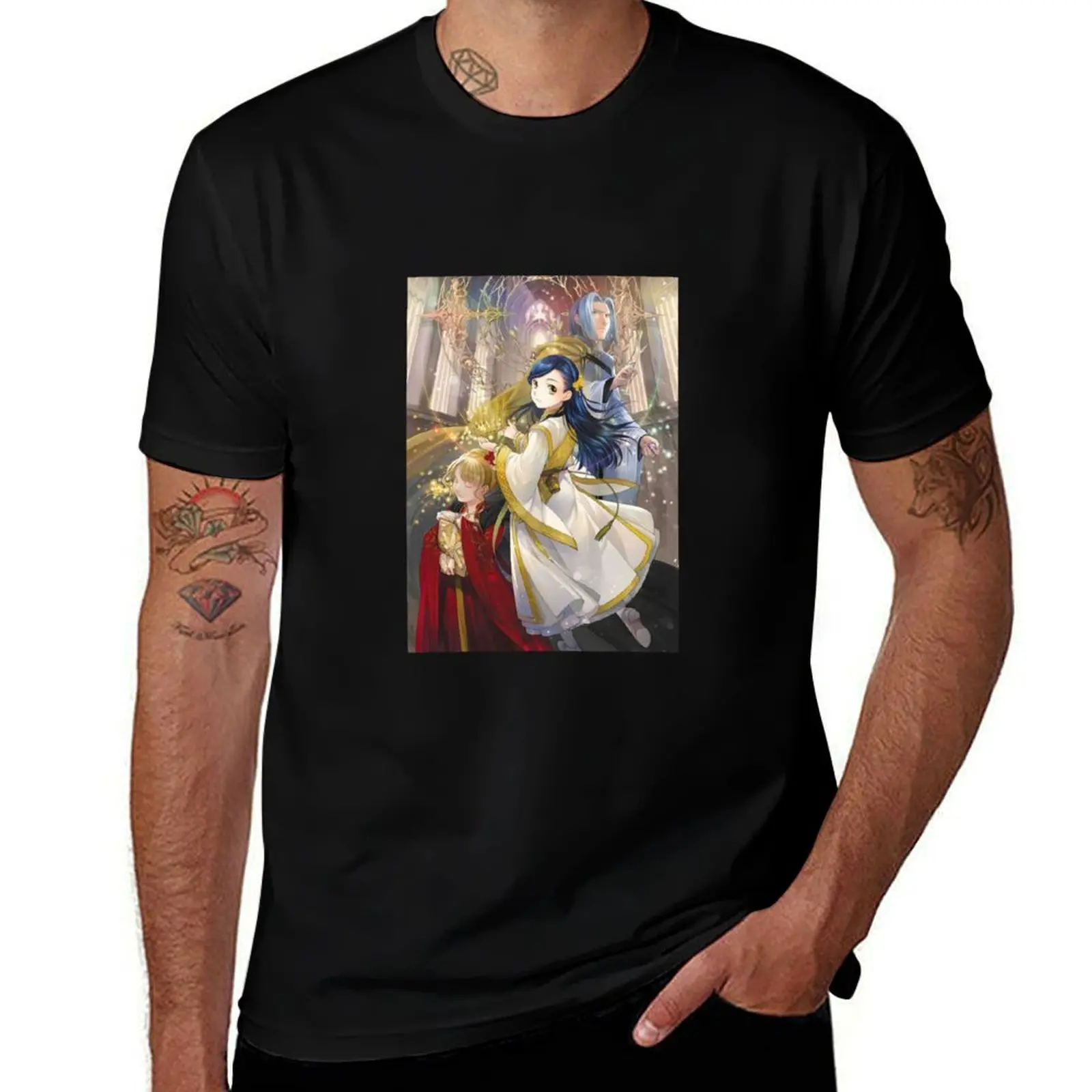 Honzuki no gekokujou Ascendance of a Bookworm Royalty T-Shirt Large Size Casual Tee Shirt T-Shirt