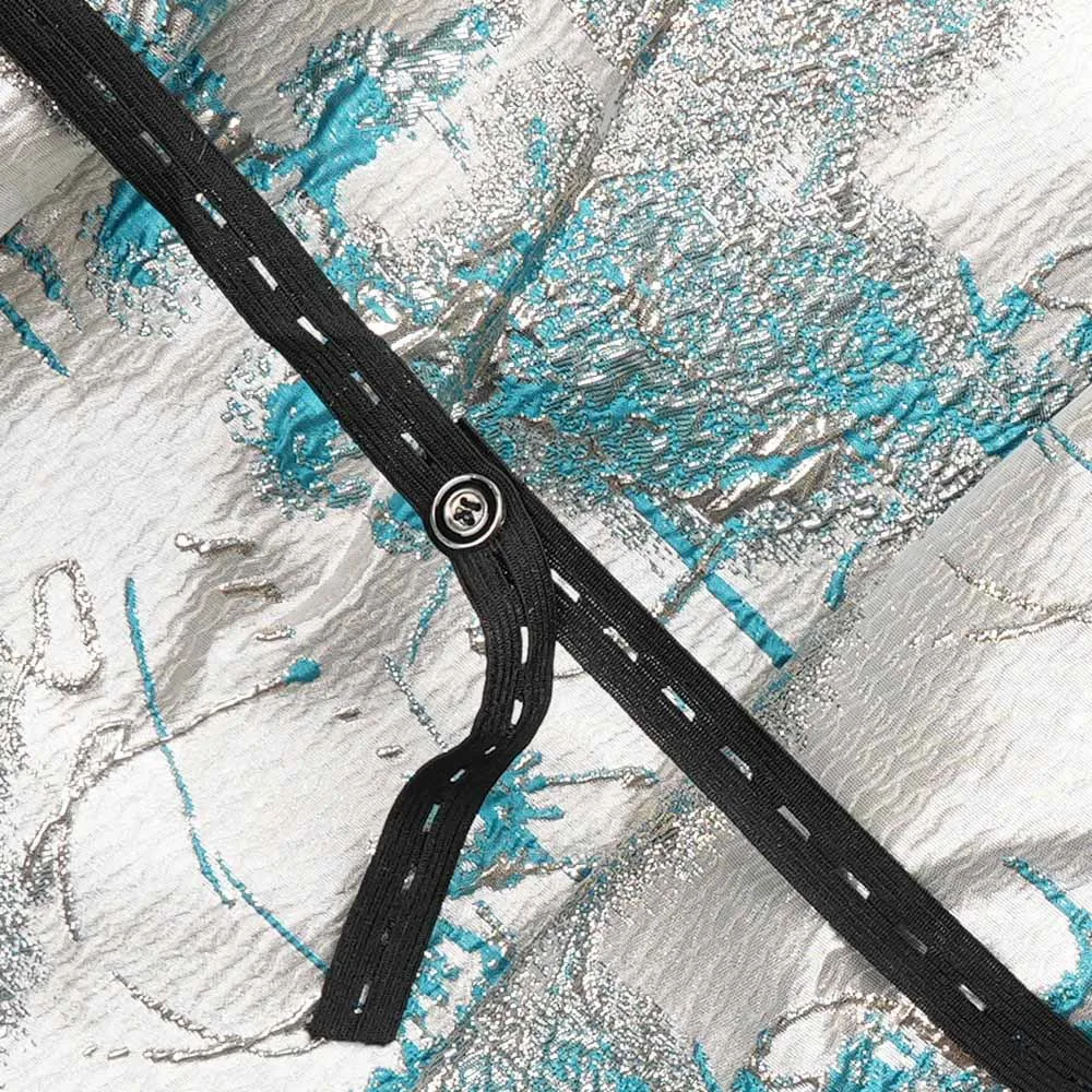 2025 Nieuwe Ankara Afrikaanse Print Plus Size Loose Fit Moslim Maxi Abaya Kaftan Jurk met Bijpassende Hijab Sjaal Jacquard Stof