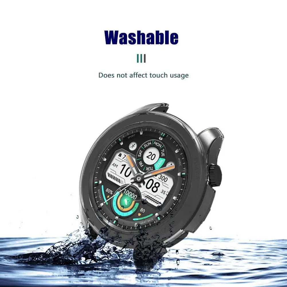 For HAYLOU Solar Neo All-around Bumper Protective Cover Shockproof Screen Protector Case Smart Watch Accessories