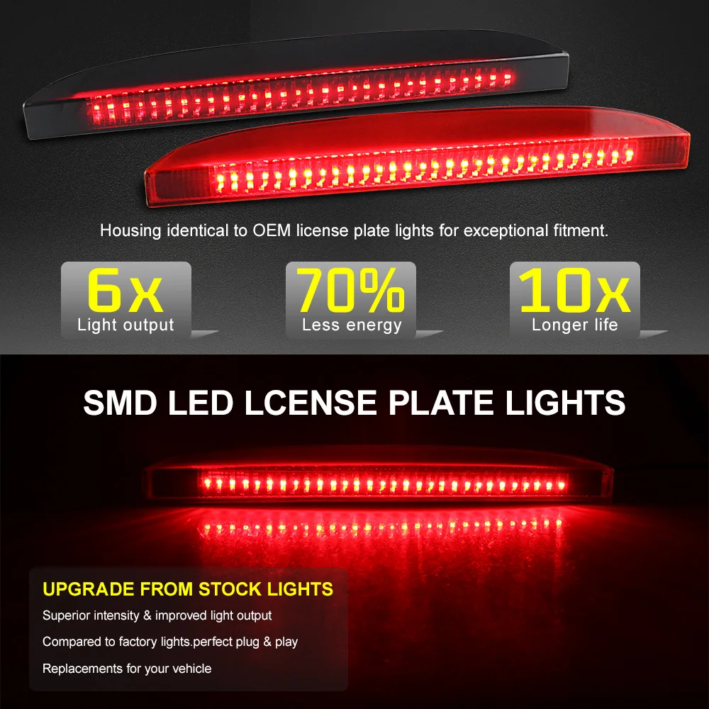 LED 3rd Third Brake Light for Renault Clio II III 1998-2012 Hatchback OEM 7700410753 Red/Smoke Lens High Mount Stop Lamp - Image 6